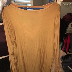 mustard long sleeve